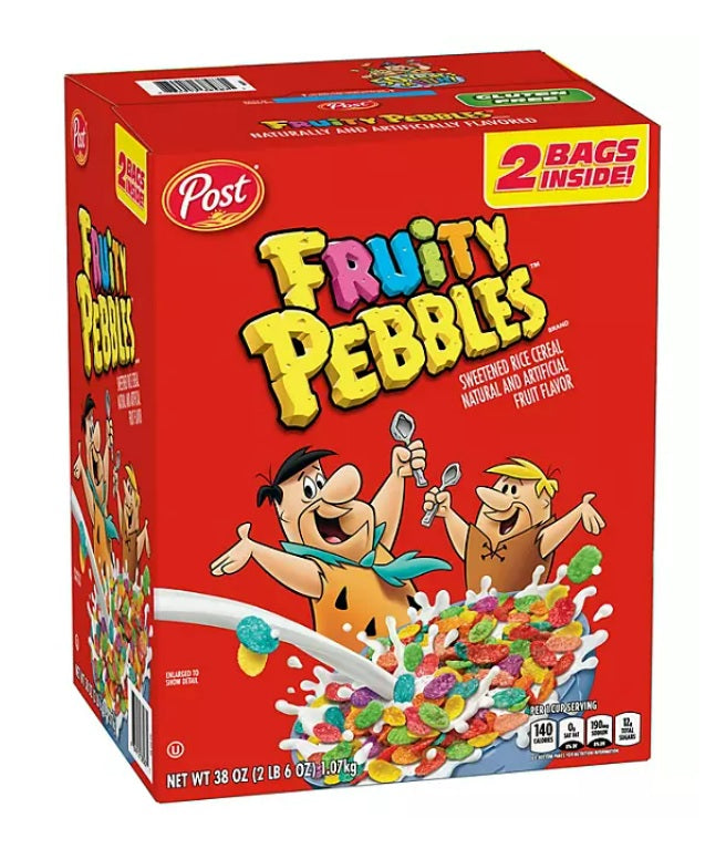 Post Fruity Pebbles - 38oz/2pk