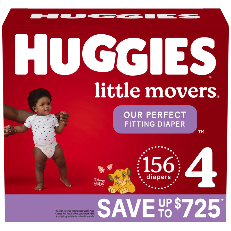 HUGGIES Little Movers Size 4  - 160ct/1pk