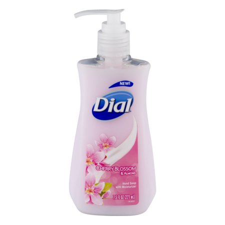 Dial Liquid Hand Soap Pump Cherry Blossom & Almond - 7.5oz/12pk
