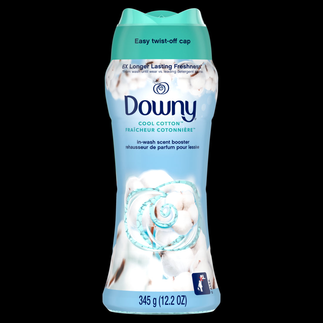 Downy In-Wash Laundry Scent Booster Bead Cool Cotton - 12.2oz/4pk