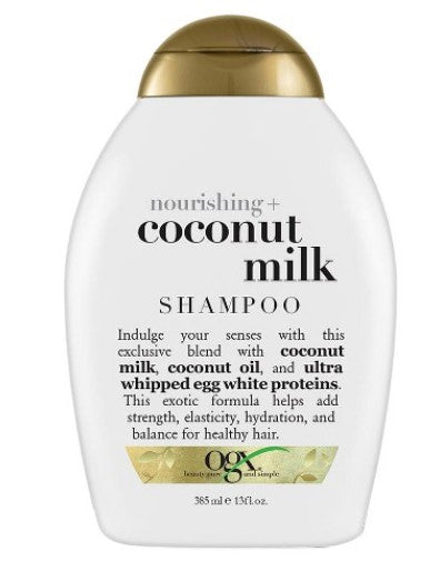 OGX Coconut Milk Nourishing Shampoo -13oz/4pk
