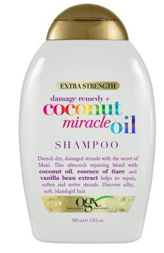 OGX Coconut Miracle Oil Damage Remedy Shampoo Extra Strength -13oz/4pk