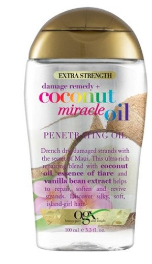 OGX Coconut Miracle Oil Damage Remedy Penetrating Oil Extra Strength -3oz/6pk