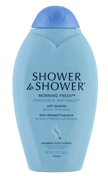 Shower to Shower Morning Fresh Absorbent Body Powder - 13oz/12pk