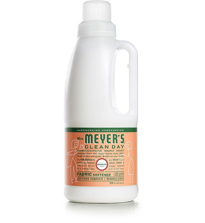 Mrs. Meyer's Softener Geranium 32oz/6pk