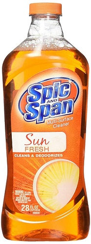 Spic and Span Multi-Surface Cleaner Sun Fresh - 28oz/12pk