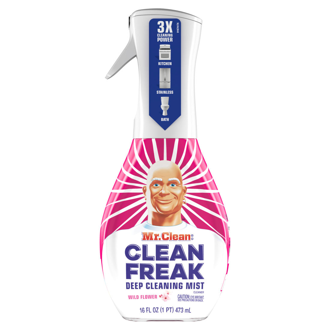Mr. Clean Clean Freak Mist Multi-Surface Spray WIld Flower Starter Kit-16oz/6pk