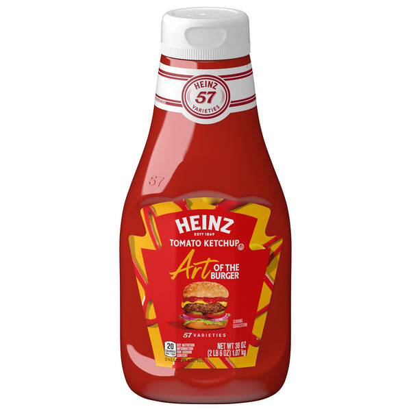 Heinz Tomato Ketchup Art of the Burger - 38oz/12pk