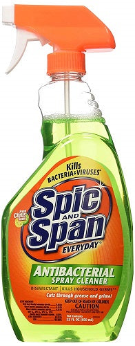 Spic & Span Antbac Cleaner Spray Citrus Fresh- 22oz/12pk