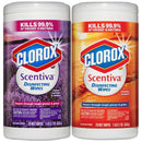 Clorox Scentiva Wipes Hawaiian& Lavender 6/2x70ct