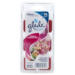 Glade@6ct Wax Melts Vanilla Passion Fruit - 2.3oz/8pk (new)