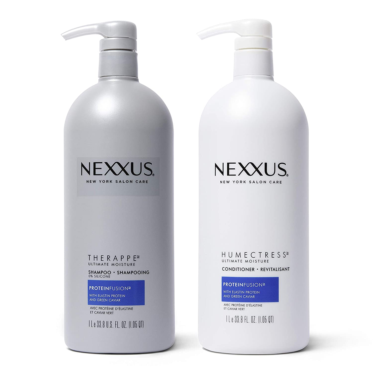 Nexxus Therappe + Humectress Ultimate Moisture Shampoo & Conditioner Protein Fusion - 33.8oz/2pk