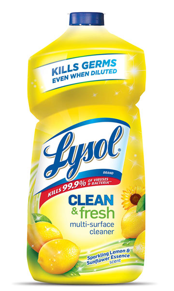Lysol All Purpose Cleaners Pourable Lemon - 28oz/6pk