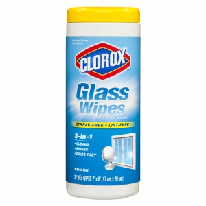 Clorox Glass Wipes Radiant Clean - 32ct/6pk