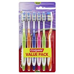 Colgate Extra Clean 6-Pack Adult Full Head Soft - 12pk